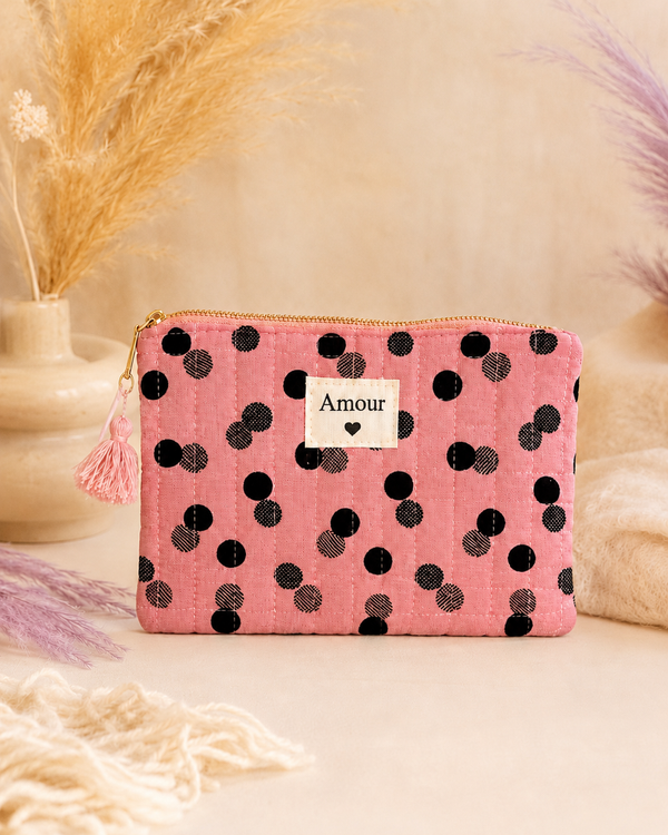 TROUSSE "ROSE A POIS"