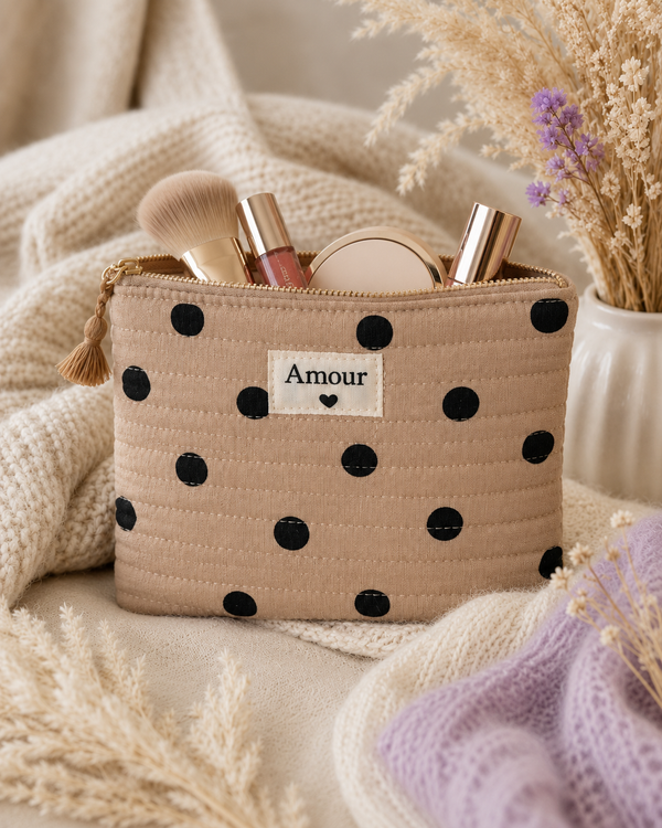 TROUSSE "BEIGE A POIS"