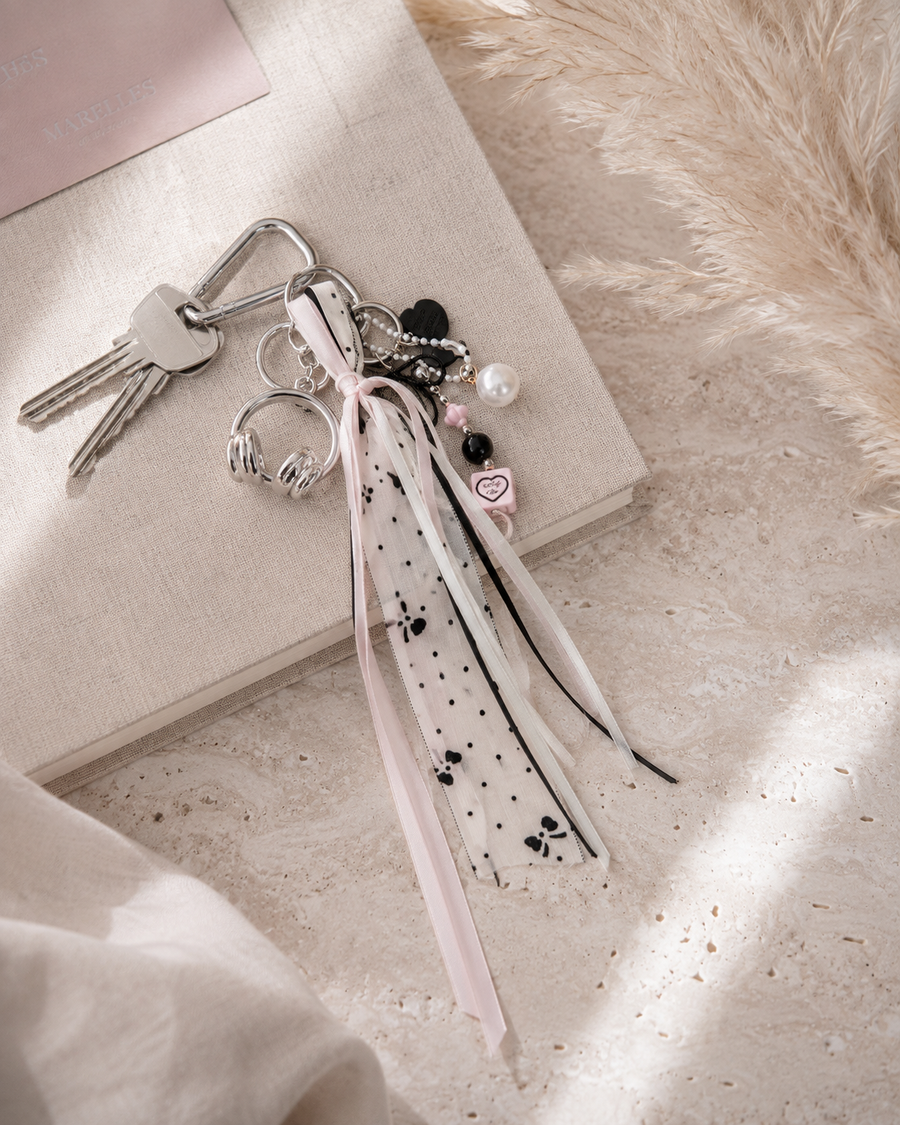 PORTE CLE OU BIJOU SAC "MUSIC"